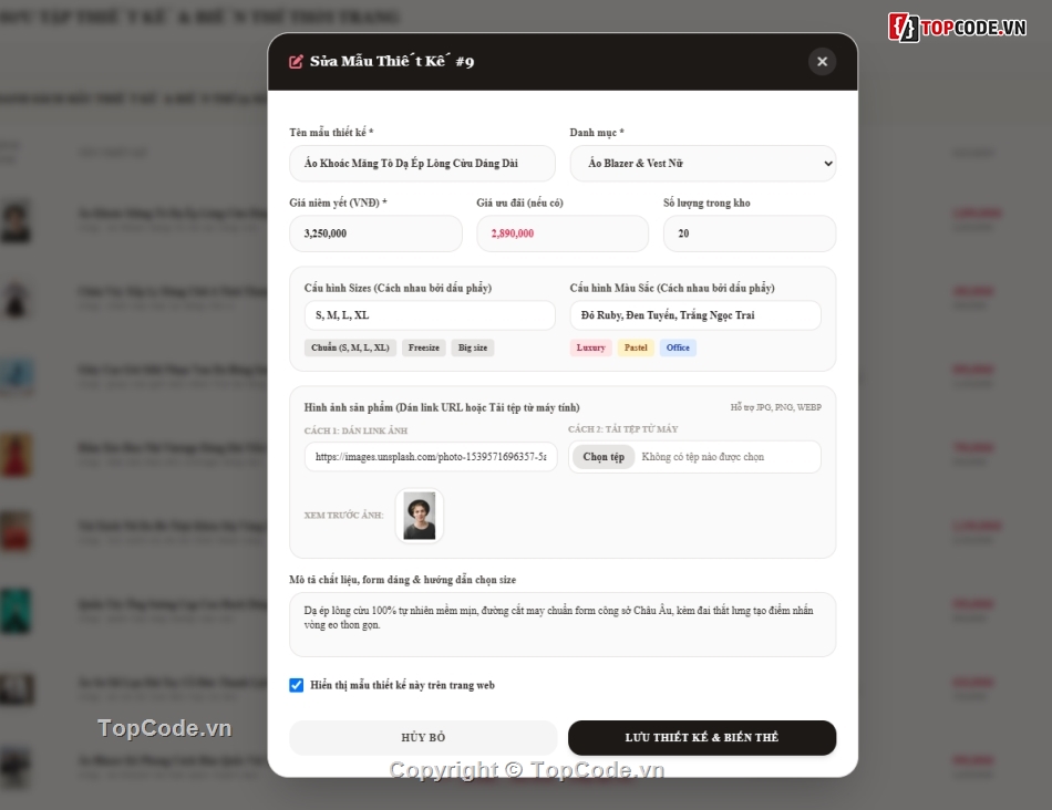 Thiết Kế Web,thời trang,đồ thời trang